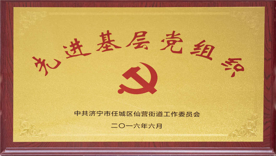 2016年6月先進基層黨組織